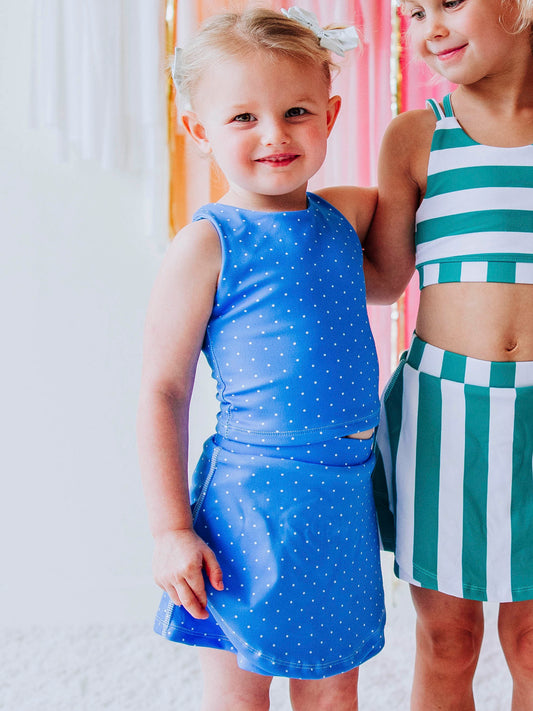 Active Skort Set - Deep Sea Dotty