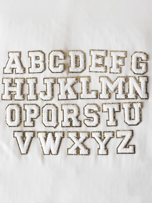 Letter Patch - White